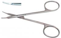Ножницы роговичные, тупоконечные, вертикально изогнутые, 110 мм. (Н-44), фото, цена