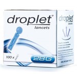 Ланцет (скарификатор) для прокалывающих устройств DROPLET 28G (100 шт)