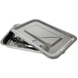 Лоток хирургический, прямоугольный с крышкой 260 мм (ЛПр-260 к), фото, цена