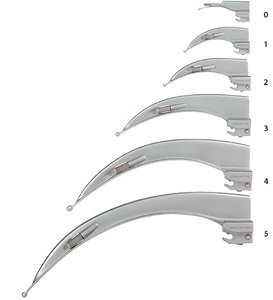 Клинок Macintosh С (выгнутый) к ларингоскопу стандартного освещения - размер 0, 1, 2, 3, 4, 5, фото, цена