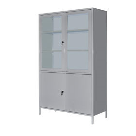 Шкаф медицинский двухстворчатый с сейфом ШМ-2С, фото, цена