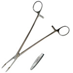 Корнцанг прямой, 260 мм. (Щ-20-1)