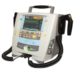 Дефибриллятор - монитор CARDIO-AID 360В с многоразовыми электродами + термопринтер, фото, цена