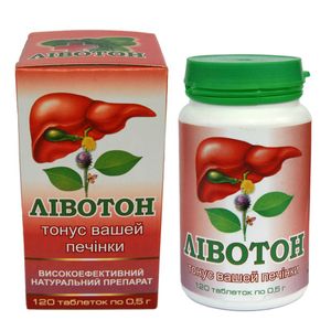 Ливотон, 120 табл. по 0,5 г., фото, цена
