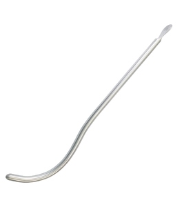 Буж уретральный, изогнутый по Guyon, без внутренней резьбы, № 38, СН 19,0. Длина 27 см (БУ-4), фото, цена