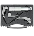 Набор ларингоскопический педиатрия, 2,5 В 1 рукоятка + 3 клинка Миллер С / Макинтош C