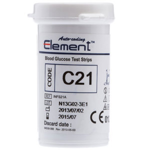 Тест-полоски для глюкозы № 50 Element, фото, цена