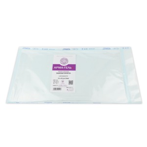 Гидрогелевая повязка «Арма-гель+» с метилурацилом (13см х30смх2мм), фото, цена