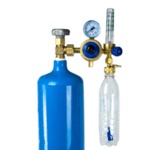 Кислородный баллон медицинский на 10л. с редуктором и увлажнителем (без кислорода), фото, цена