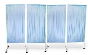 Ширма ШМ-4 медицинская палатная четырехсекционная ТМ Омега, фото, цена