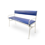 Банкетка МБс-2 двухместная со спинкой и поручнями ТМ Омега