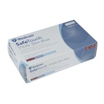 Перчатки нитриловые без пудры SafeTouch VitalsTM Slim Blue (50 пар) L, фото, цена
