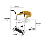 Кресло-коляска транспортировочное для инвалидов MIRID MKX-01A, фото, цена