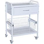 Столик манипуляционный СМ-3 Евро с корзиной
