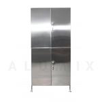 Шкаф медицинский двустворчатый ШД-НС-НН с нержавеющей стали