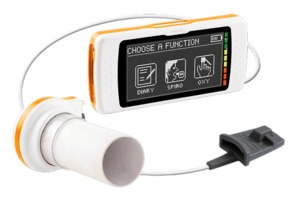 Спирометр Spirodoc с пульсоксиметрическим модулем + 60 одноразовых турбин + SPO2, фото, цена