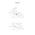 Настенный пеленальный столик Rixo Maggio CS901, фото, цена