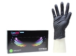 Перчатки нитриловые без пудры Care365 Black. Вес 4 г (10 уп-1 ящ)
