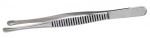 Пинцет зубчатолапчатый. Длина 150 мм, ширина 6 мм (П-83)