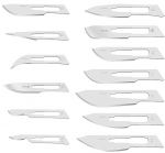 Лезвия для скальпеля Apexmed из карбоновой стали (упаковка 100 шт.)