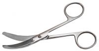 Ножницы для пересечения пуповины, горизонтально - изогнутые, 150 мм. (Н-11), фото, цена