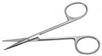 Ножницы глазные тупоконечные, прямые, 113 мм. (Н-42-1), фото, цена