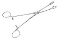 Щипцы геморроидальные окончатые, изогнутые. Длина 21,5 см. (Щ-55-1), фото, цена
