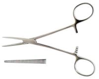 Зажим Бильрот кровоостанавливающий, зубчатый, прямой №1. Длина 16,0 см. (З-92), фото, цена