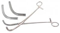 Зажим кровоостанавливающий жесткий для вагинальных операций, №2, 233 мм. (З-60-3), фото, цена