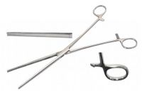 Зажим гинекологический длинный, прямой, 260 мм (З-43), фото, цена